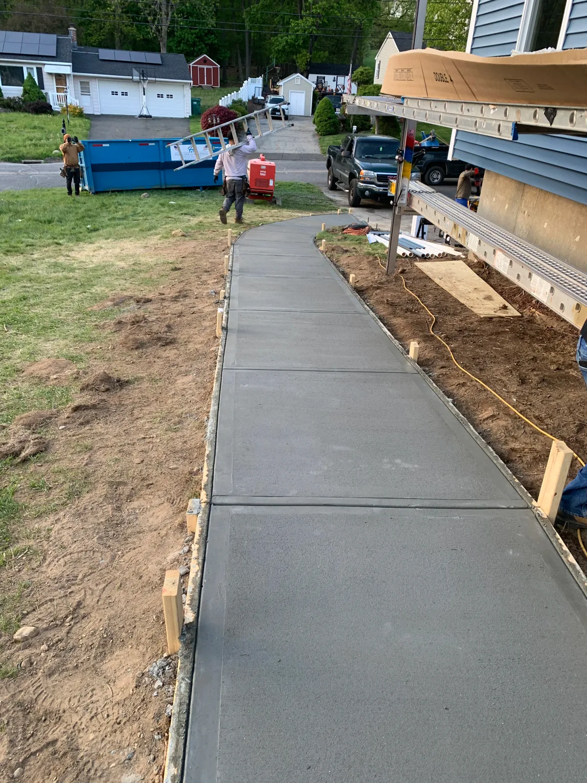 Hardscaping patio project