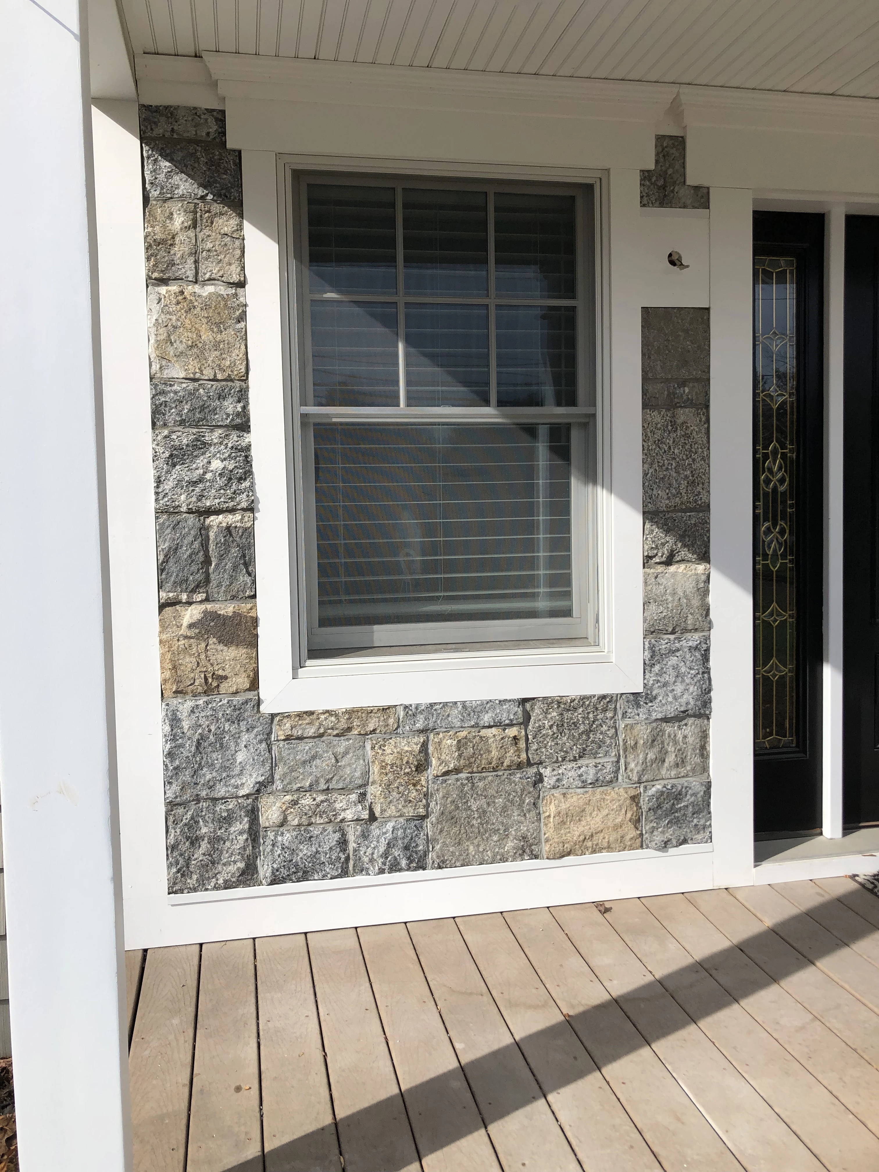External rock wall project