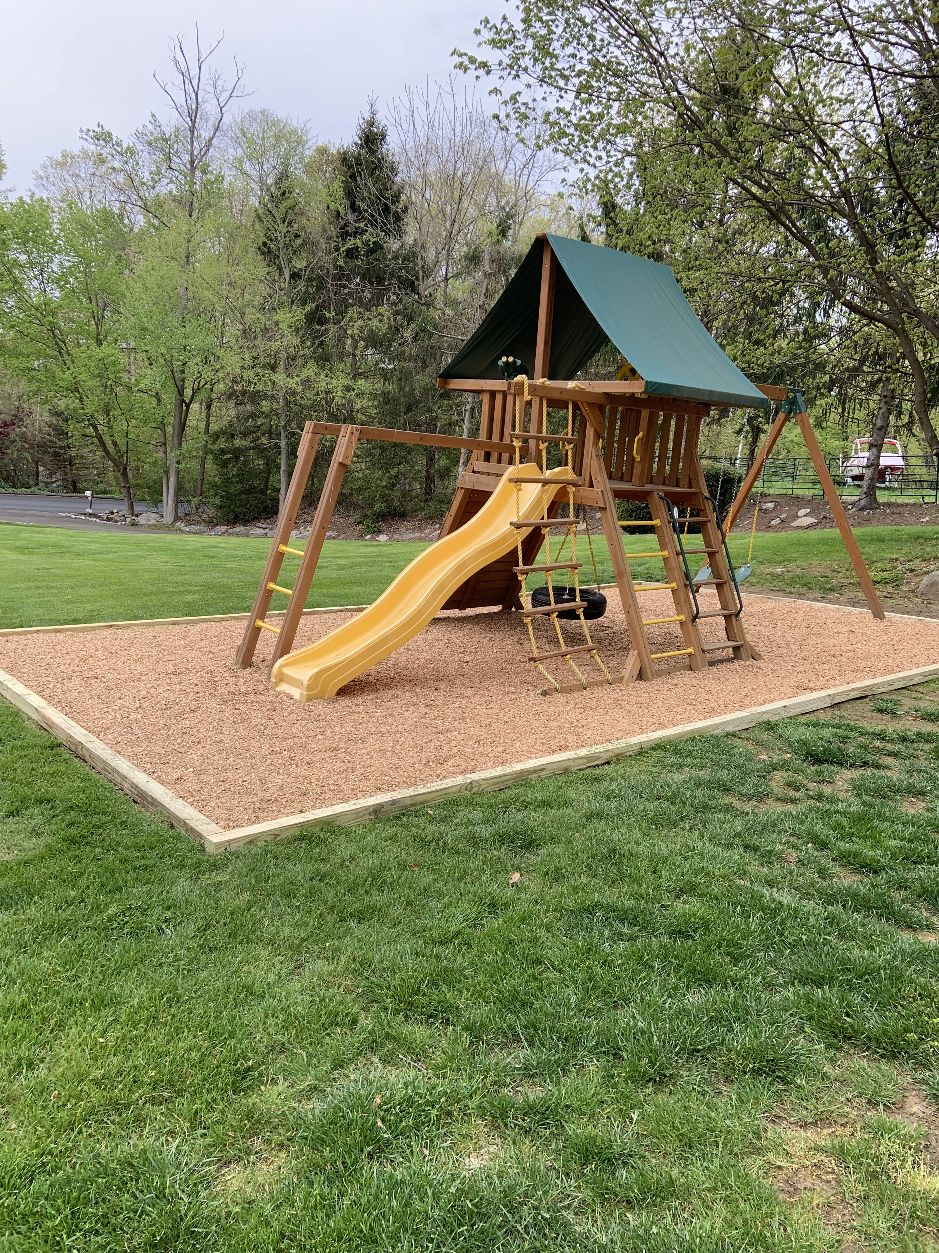 Dirt ground preparation project